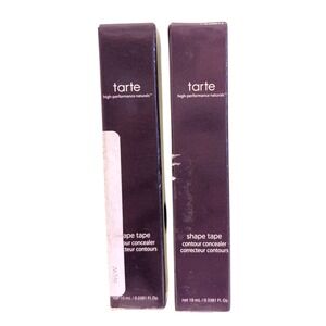 Tarte Shape Tape Contour Concealer 20B Light Set of 2 Full Size 0.33 fl oz